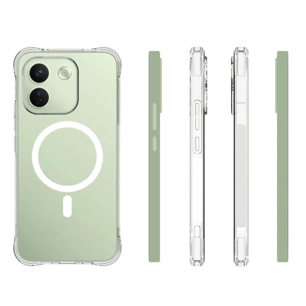 Xiaomi Redmi Note 17 Pro Max (5G) EIDERWOOD Fleksibelt Plast Deksel m. Støtabsorberende Hjørner - MagSafe Kompatibel - Gjennomsiktig