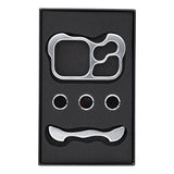 iPhone 18 Pro Todelt Metall Bumper Deksel - Sølv
