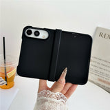 iPhone Fold EIDERWOOD Hardt Plast Deksel - Svart