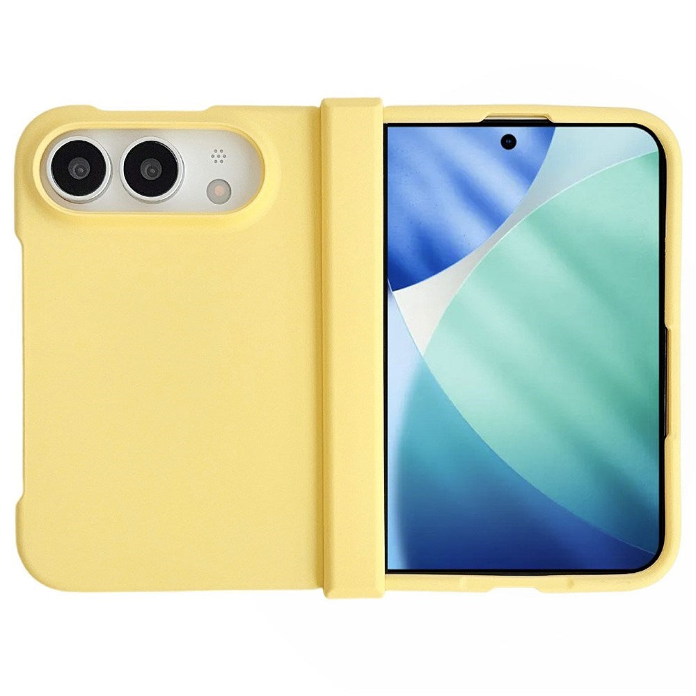 iPhone Fold EIDERWOOD Hardt Plast Deksel - Gul