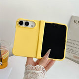 iPhone Fold EIDERWOOD Hardt Plast Deksel - Gul