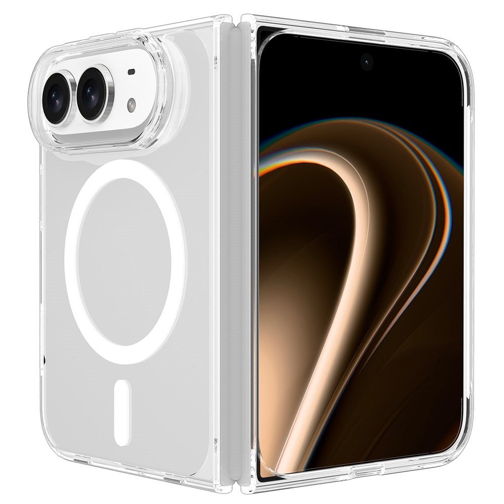 iPhone Fold EIDERWOOD Hybrid Deksel - MagSafe Kompatibel - Gjennomsiktig