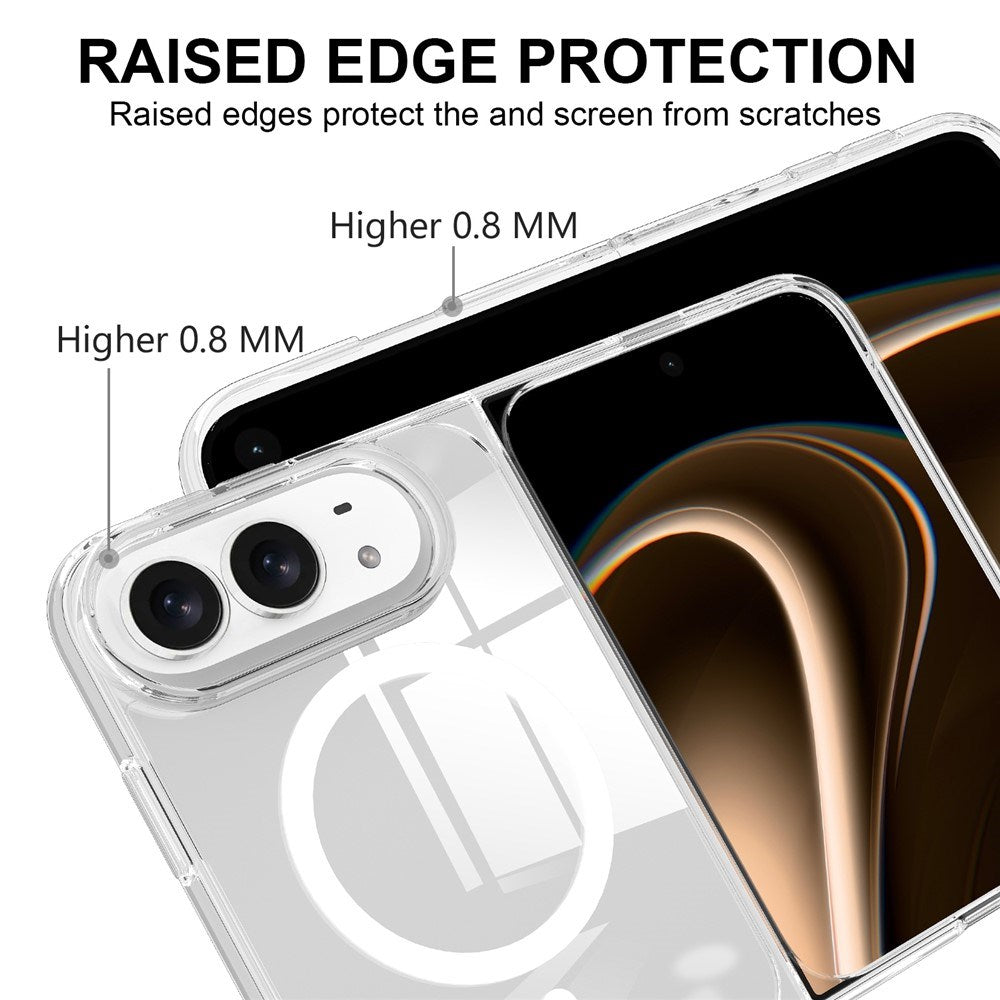 iPhone Fold EIDERWOOD Hybrid Deksel - MagSafe Kompatibel - Gjennomsiktig