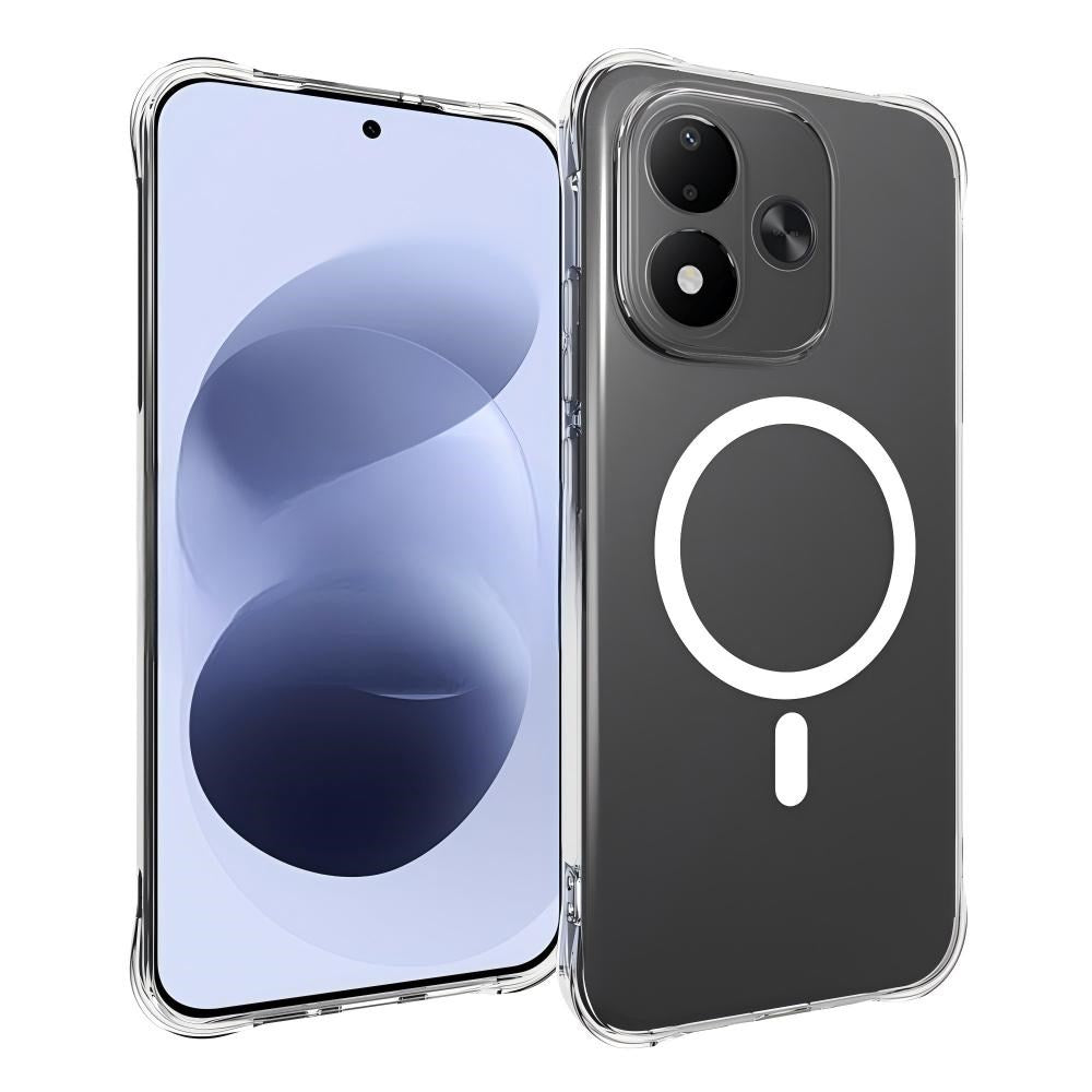 Xiaomi Redmi Note 17 (5G) EIDERWOOD Fleksibelt Plast Deksel m. Støtabsorberende Hjørner - MagSafe Kompatibel - Gjennomsiktig