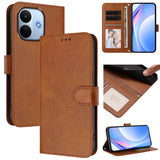 Xiaomi Redmi Note 17 Pro Max (5G) EIDERWOOD Kunstskinn Flip Deksel m. Stropp - Brun