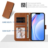 Xiaomi Redmi Note 17 Pro Max (5G) EIDERWOOD Kunstskinn Flip Deksel m. Stropp - Brun