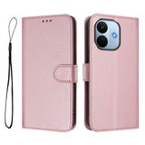 Xiaomi Redmi Note 17 Pro Max (5G) EIDERWOOD Kunstskinn Flip Deksel m. Stropp - Rosa