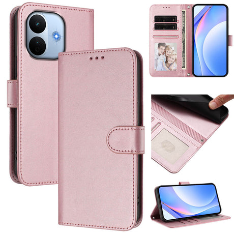 Xiaomi Redmi Note 17 Pro Max (5G) EIDERWOOD Kunstskinn Flip Deksel m. Stropp - Rosa