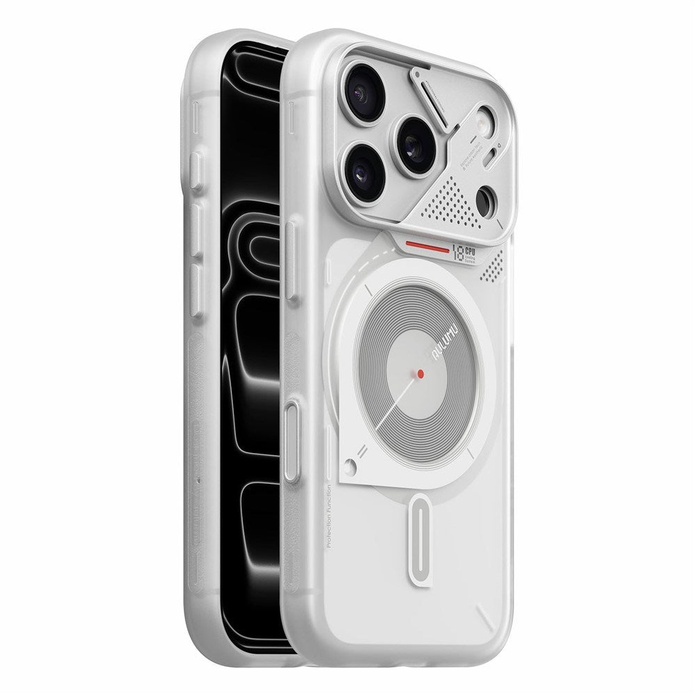iPhone 18 Pro / 17 Pro AULUMU Deksel - MagSafe Kompatibel - Hvit
