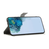 Samsung Galaxy S26 FE EIDERWOOD Flip Deksel med Kortholder og Stativ Funksjon - Sovende Ugle
