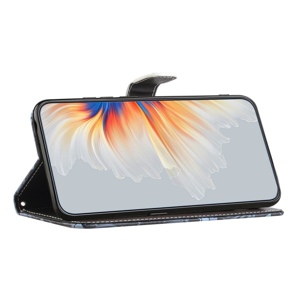 Samsung Galaxy S26 FE EIDERWOOD Flip Deksel med Kortholder og Stropp - Blomster