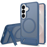 Samsung Galaxy S26 FE / S25 FE EIDERWOOD Hybrid Deksel m. Kickstand - MagSafe Kompatibel - Blå