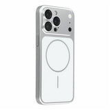 iPhone 15 Pro EIDERWOOD Hard Plast Deksel m. Kamerabeskyttelse - MagSafe Kompatibel - Sølv