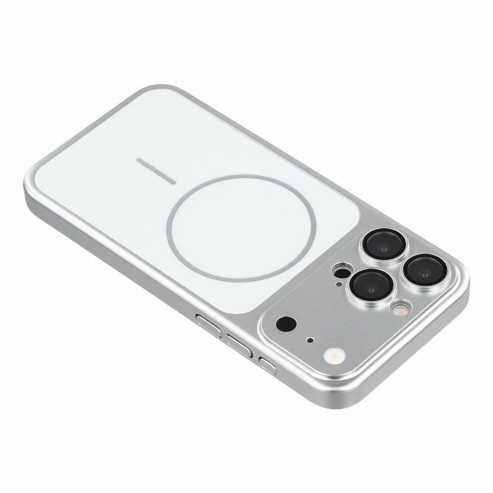 iPhone 15 Pro EIDERWOOD Hard Plast Deksel m. Kamerabeskyttelse - MagSafe Kompatibel - Sølv