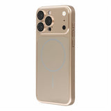 iPhone 15 Pro EIDERWOOD Hard Plast Deksel m. Kamerabeskyttelse - MagSafe Kompatibel - Gull