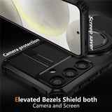 EIDERWOOD Samsung Galaxy S26 FE / S25 FE Håndverkerdeksel med Magnetisk Stativfunksjon - Svart