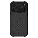 iPhone 18 Pro Max / 17 Pro Max AULUMU Aramid Fiber Deksel med Kamerabeskyttelse - MagSafe Kompatibel - Svart