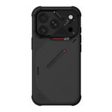 iPhone 18 Pro / 17 Pro AULUMU Aramid Fiber Deksel med Kamerabeskyttelse - MagSafe Kompatibel - Svart