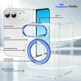 iPhone Fold EIDERWOOD Hybrid Deksel med Kickstand - MagSafe Kompatibel - Gjennomsiktig / Oransje