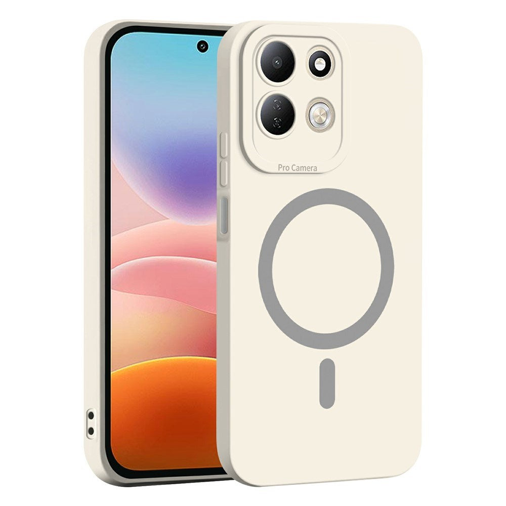 Xiaomi Redmi 17 (5G / 4G) EIDERWOOD Fleksibelt Plast Deksel - MagSafe Kompatibel - Hvit