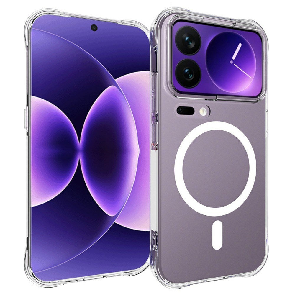 Xiaomi 18 Pro EIDERWOOD Fleksibelt Plast Deksel - MagSafe Kompatibel - Gjennomsiktig