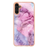 Samsung Galaxy A34 (5G) Plastdeksel - Rosa Marmor