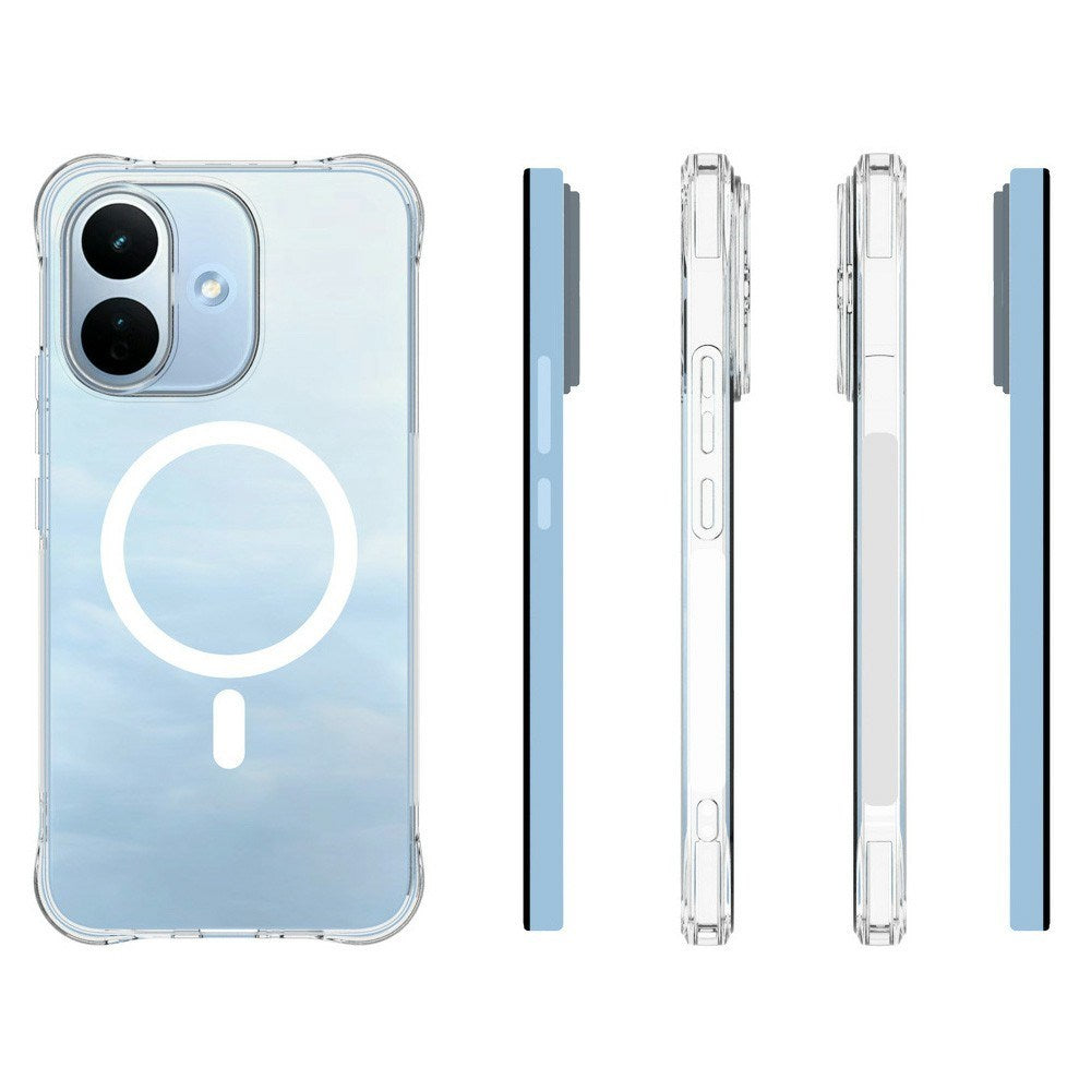 Xiaomi Redmi Note 17 Pro (5G) EIDERWOOD Fleksibelt Plast Deksel m. Støtabsorberende Hjørner - MagSafe Kompatibel - Gjennomsiktig