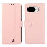 Google Pixel 11a EIDERWOOD Kunstskinn Flip Deksel m. RFID Blokkering - Rosa