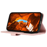 Google Pixel 11a EIDERWOOD Kunstskinn Flip Deksel m. RFID Blokkering - Rosa