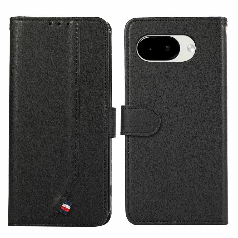 Google Pixel 11a EIDERWOOD Kunstskinn Flip Deksel m. RFID Blokkering - Svart