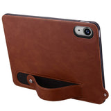 iPad Mini (2026) 8. Gen. EIDERWOOD Kunstskinn Bak Deksel m. Stropp Kickstand - Brun