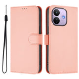 Xiaomi Redmi Note 17 Pro (5G) EIDERWOOD Kunstskinn Flip Deksel m. Stropp - Rosa
