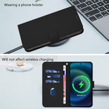 Xiaomi Redmi Note 17 (5G) EIDERWOOD Kunstskinn Flip Deksel m. Stropp - Svart