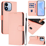 Xiaomi Redmi Note 17 (5G) EIDERWOOD Kunstskinn Flip Deksel m. Stropp - Rosa