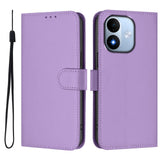 Xiaomi Redmi Note 17 (5G) EIDERWOOD Kunstskinn Flip Deksel m. Stropp - Lilla