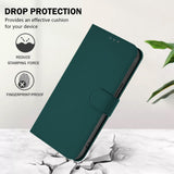 Xiaomi Redmi 17C (5G) EIDERWOOD Flip Deksel i Kunstskinn med Stropp - Grønn