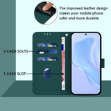 Xiaomi Redmi 17C (5G) EIDERWOOD Flip Deksel i Kunstskinn med Stropp - Grønn