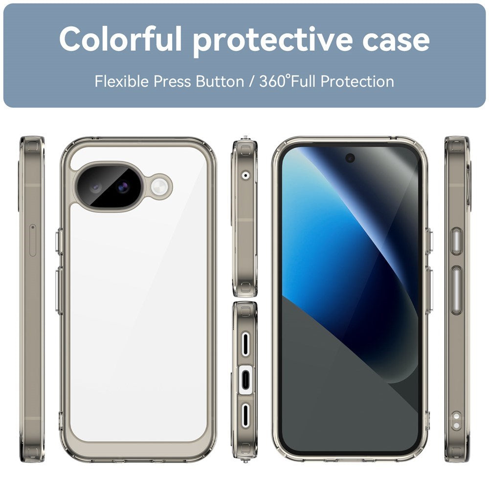 Google Pixel 11a EIDERWOOD Hybrid Plast Deksel - Gjennomsiktig / Grå