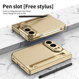 iPhone Duo EIDERWOOD Deksel med Skjermbeskyttelse og Stylus - Gull