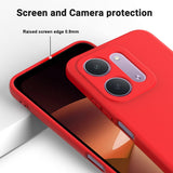 Xiaomi Redmi 17C (5G) EIDERWOOD Silikon Deksel med Stropp - Rød