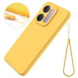 Xiaomi Redmi 17C (5G) EIDERWOOD Silikon Deksel med Stropp - Gul