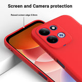 Xiaomi Redmi 17 (5G / 4G) EIDERWOOD Silikon Deksel med Stropp - Rød