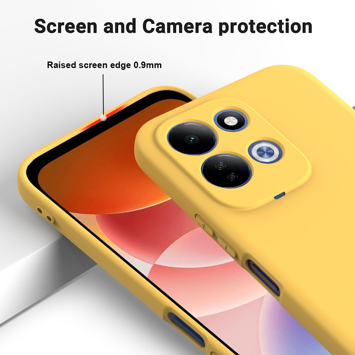 Xiaomi Redmi 17 (5G / 4G) EIDERWOOD Silikon Deksel med Stropp - Gul