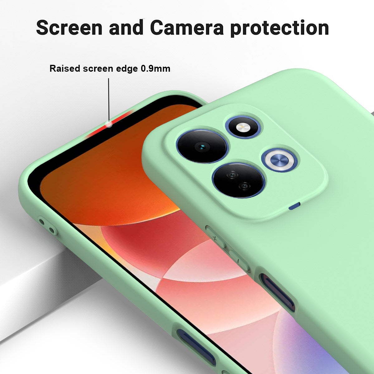 Xiaomi Redmi 17 (5G / 4G) EIDERWOOD Silikon Deksel med Stropp - Grønn