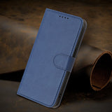 Xiaomi Redmi 17 (5G) / (4G) EIDERWOOD Flip Deksel i Kunstskinn med Stativfunksjon og Kortholder - Blå