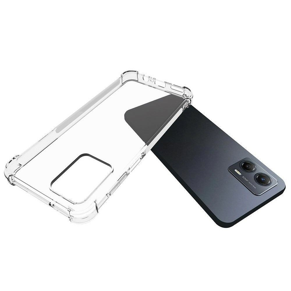 Motorola Moto G13 / G23 / G53 Shockproof Plastdeksel - Gjennomsiktig