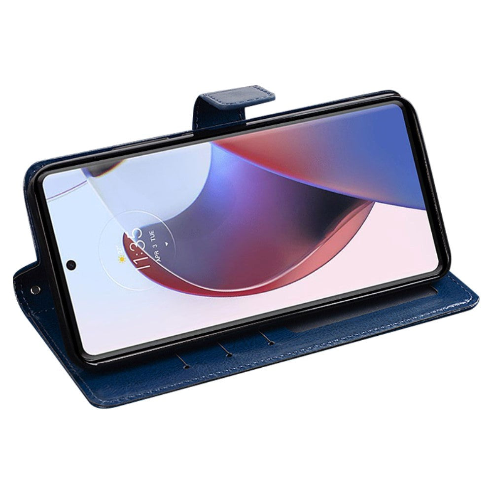 Motorola Moto G13 / G23 / G53 Flip Deksel med Kortholder - Rosa