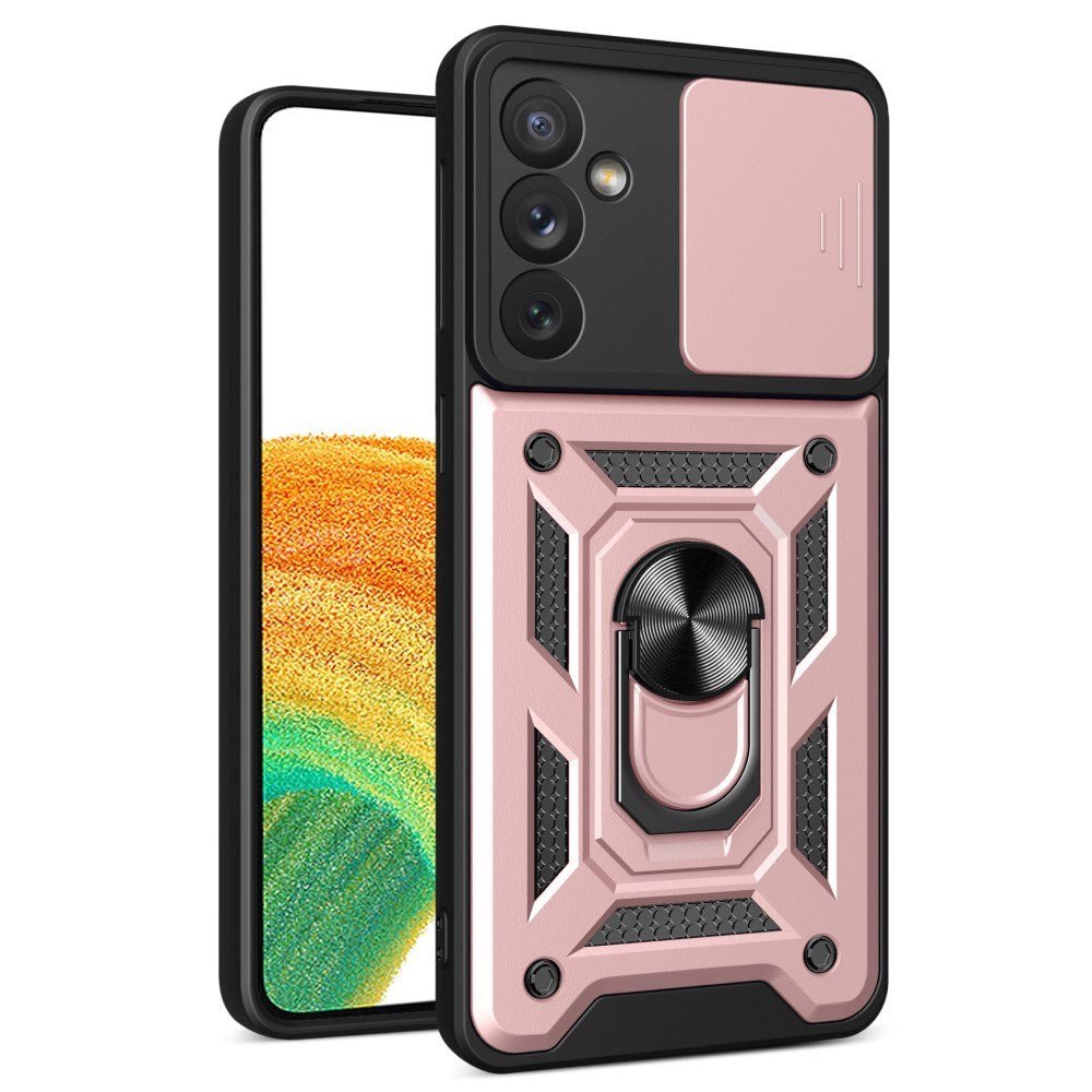 Samsung Galaxy A34 (5G) Bakdeksel med Magnetisk Kickstand og Cam Slider - Rose Gold