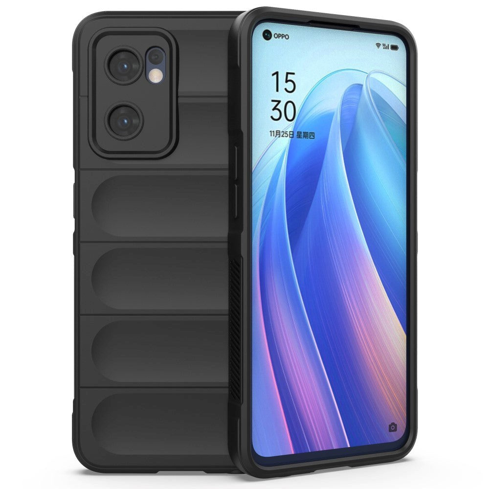 Oppo Reno7 (5G) / Find X5 Lite Fleksibelt Plastdeksel - Svart