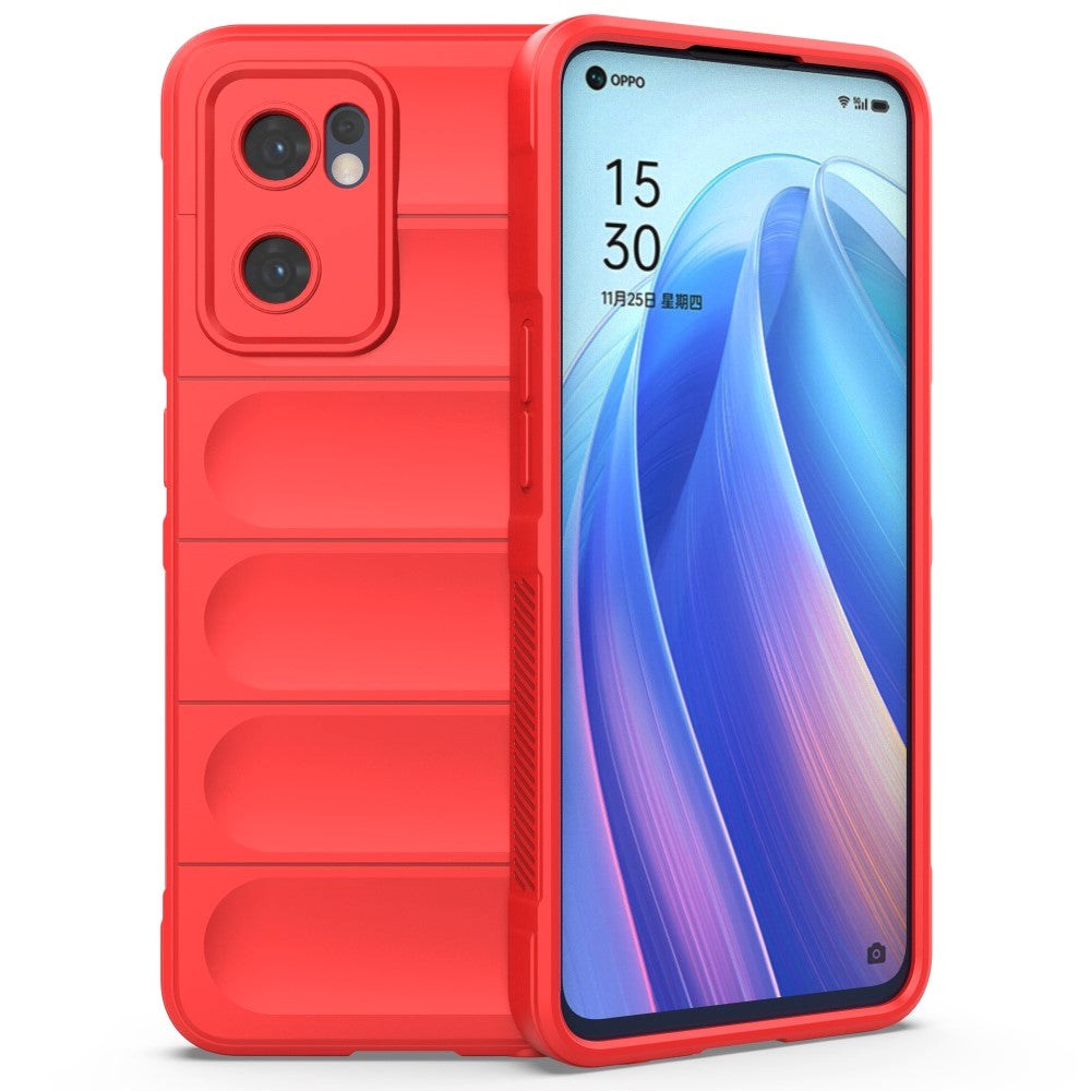 Oppo Reno7 (5G) / Find X5 Lite Fleksibelt Plastdeksel - Rød